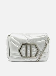 Mini Bag Tiracolo Preta Arezzo Couro Emma