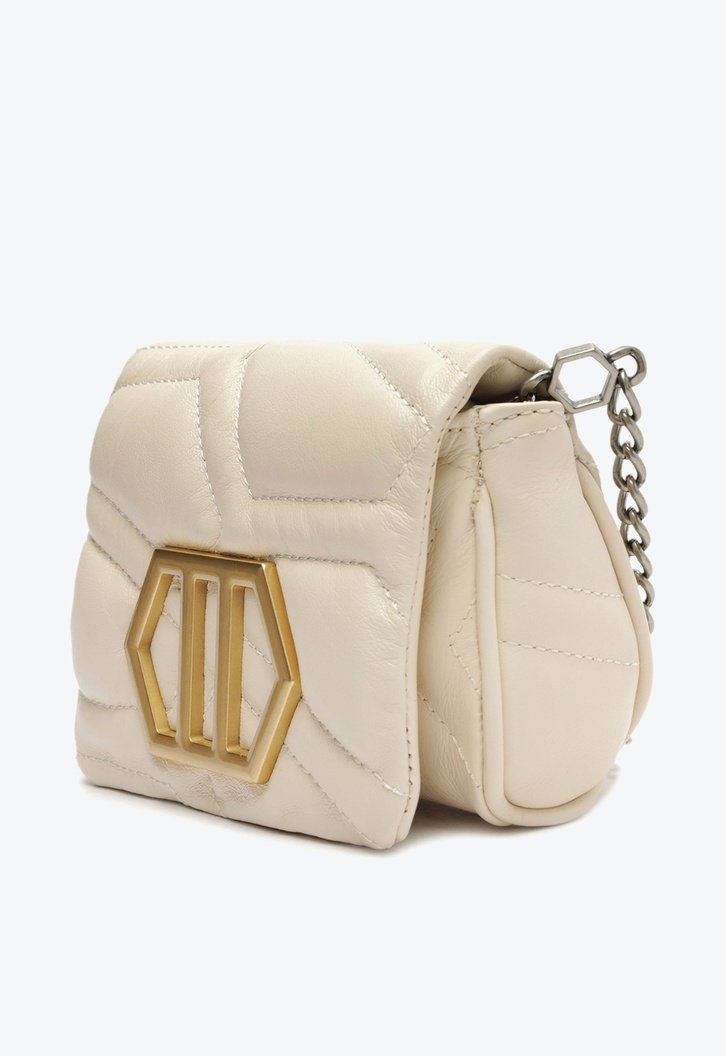 Bolsa Tiracolo Branca Couro Emma Pequena
