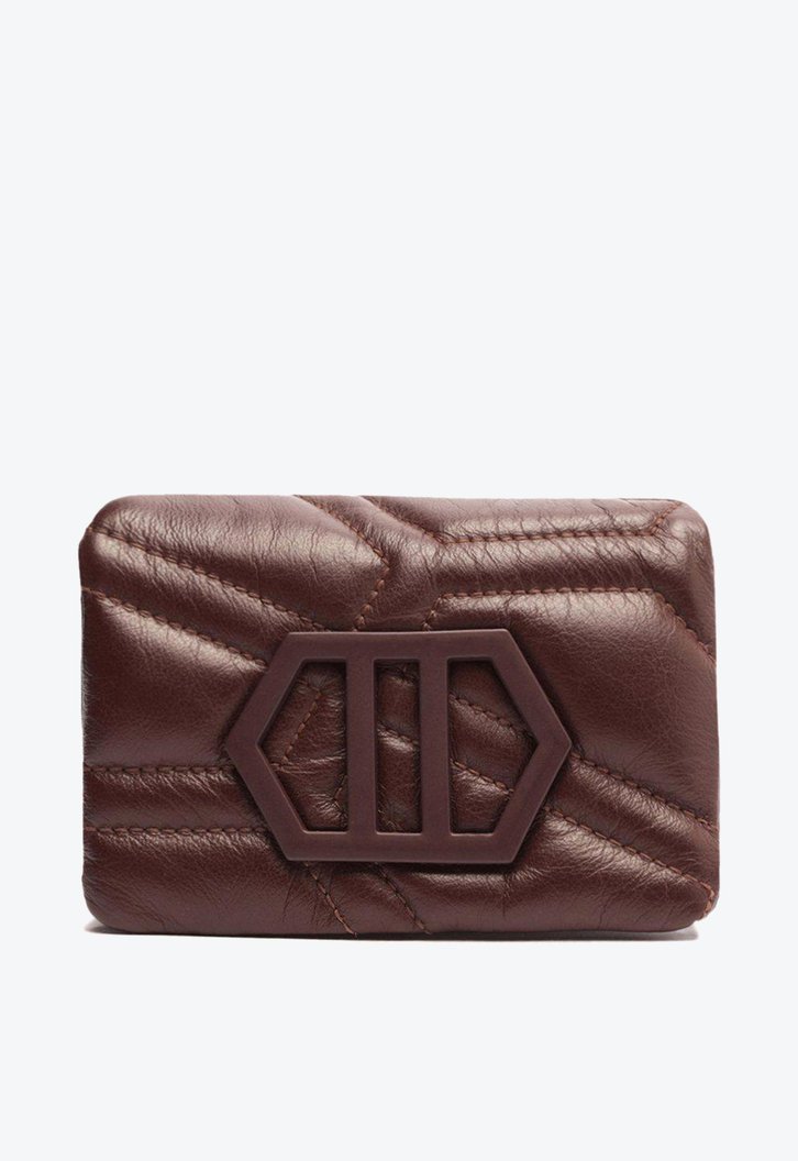 Mini Bag Tiracolo Vinho Arezzo Couro Emma