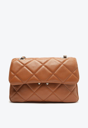 Bolsa Tiracolo Marrom Arezzo Couro Mizz Média